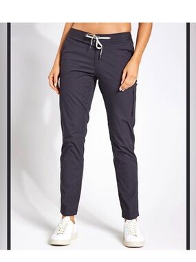 Vuori Gray Charcoal Ripstop Pant- L